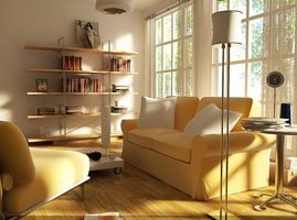 feng shui living room